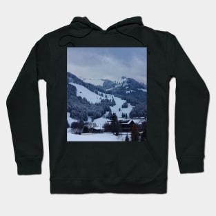 Gruyeres, Switzerland Winter View Hoodie